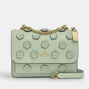 Coach Mini Klare Crossbody Bag w/ Floral Applique